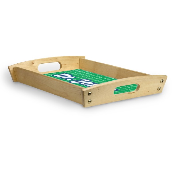 Equations Serving Tray Wood Small - Corner