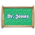 Equations Natural Wooden Tray - Small (Personalized)