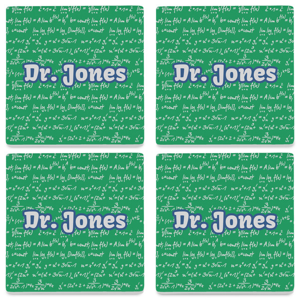 Equations Set of 4 Sandstone Coasters - See All 4 View
