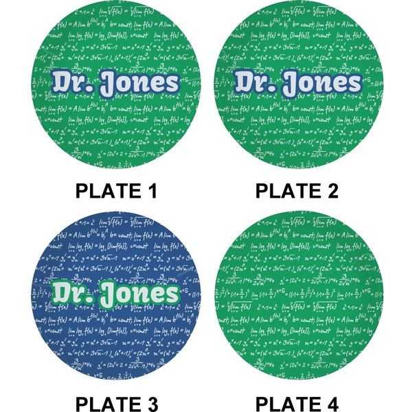 Equations Set of Appetizer / Dessert Plates (Approval)