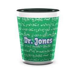 Equations Ceramic Shot Glass - 1.5 oz - Two Tone - Set of 4 (Personalized)