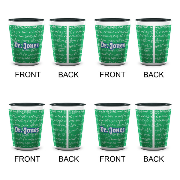 Equations Shot Glassess - Two Tone - Set of 4 - APPROVAL