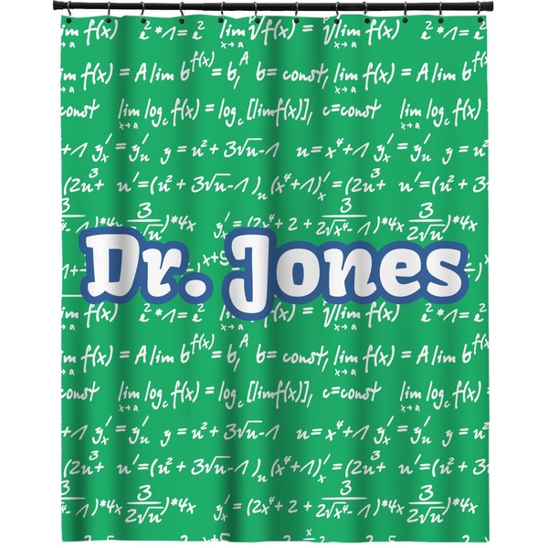 Custom Equations Extra Long Shower Curtain - 70"x84" (Personalized)