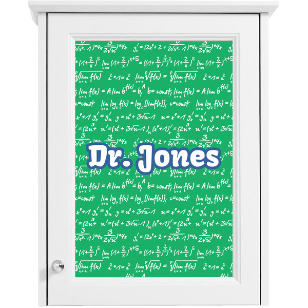 Equations Single White Cabinet Decal