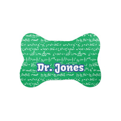 Equations Bone Shaped Dog Food Mat (Small) (Personalized)