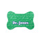 Equations Bone Shaped Dog Food Mat (Small) (Personalized)