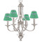 Equations Small Chandelier Shade - LIFESTYLE (on chandelier)