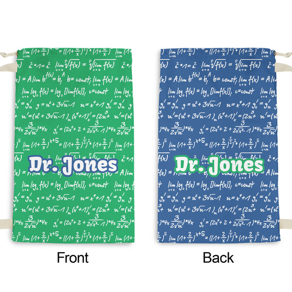 Equations Small Laundry Bag - Front & Back View