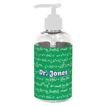 Equations Plastic Soap / Lotion Dispenser (8 oz - Small - White) (Personalized)