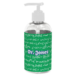Equations Plastic Soap / Lotion Dispenser (8 oz - Small - White) (Personalized)