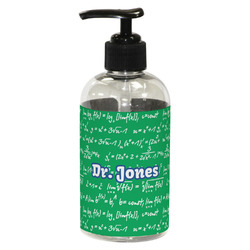 Equations Plastic Soap / Lotion Dispenser (8 oz - Small - Black) (Personalized)