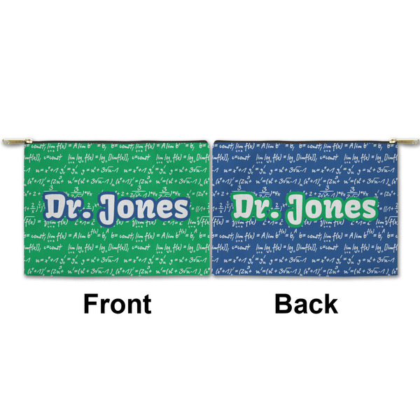 Equations Small Zipper Pouch Approval (Front and Back)