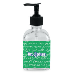 Equations Glass Soap & Lotion Bottle - Single Bottle (Personalized)