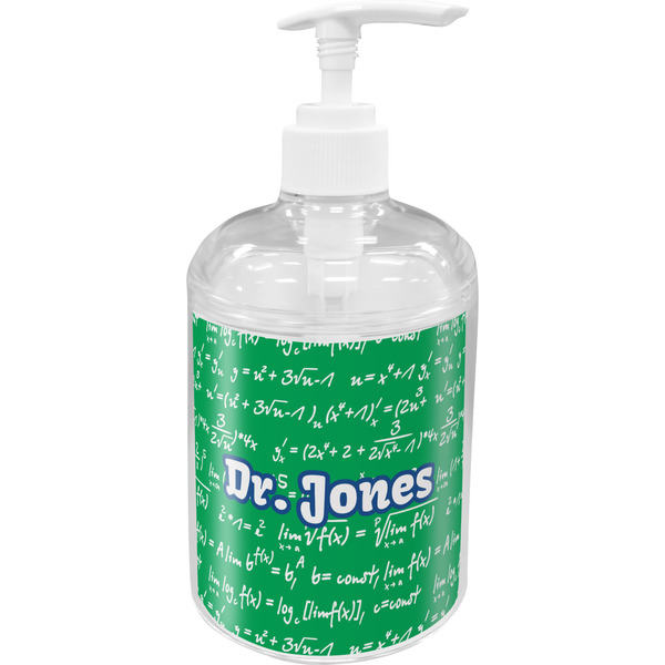 Custom Equations Acrylic Soap & Lotion Bottle (Personalized)