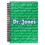 Equations Spiral Notebook - 7x10 w/ Name or Text