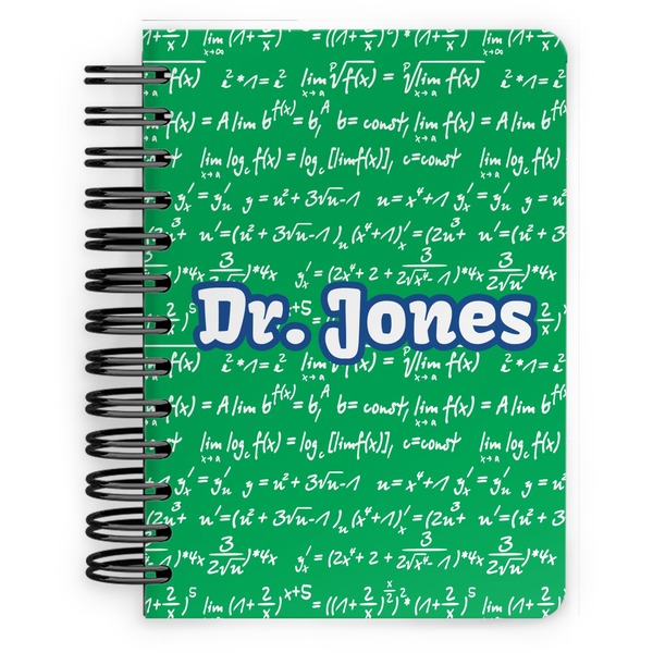 Custom Equations Spiral Notebook - 5x7 w/ Name or Text