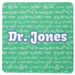 Equations Square Rubber Backed Coaster (Personalized)