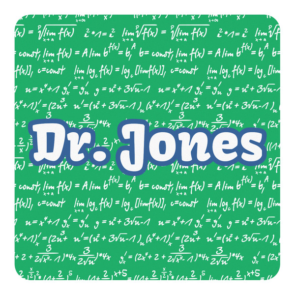 Custom Equations Square Decal - Large (Personalized)