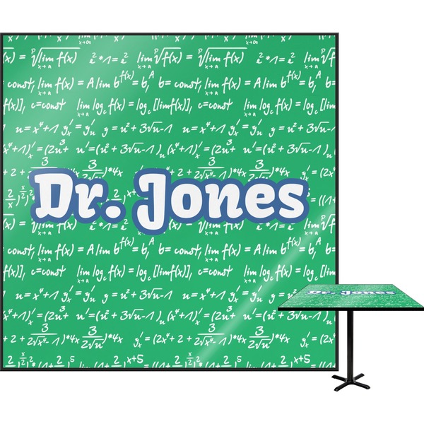 Custom Equations Square Table Top (Personalized)