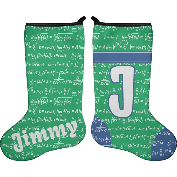 Custom Equations Holiday Stocking - Double-Sided - Neoprene (Personalized)