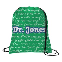 Equations Drawstring Backpack - Medium (Personalized)