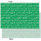 Equations Tissue Paper - Heavyweight - XL - Front & Back