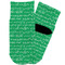 Equations Toddler Ankle Socks - Single Pair - Front and Back