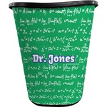 Equations Waste Basket - Single Sided (Black) (Personalized)