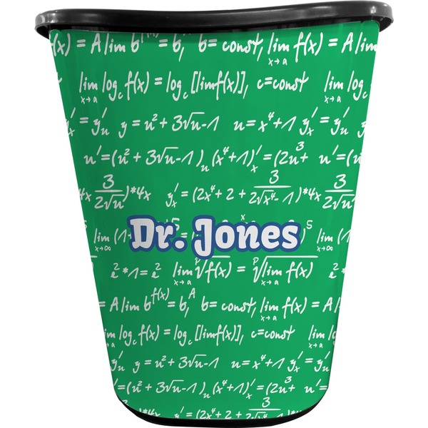 Equations Trash Can Black