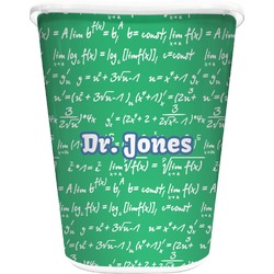 Equations Waste Basket - Double Sided (White) (Personalized)