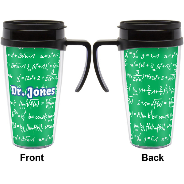 Equations Travel Mug with Black Handle - Approval