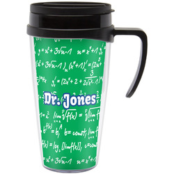 Equations Acrylic Travel Mug with Handle (Personalized)