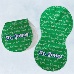Equations Burp Pads - Velour - Set of 2 w/ Name or Text