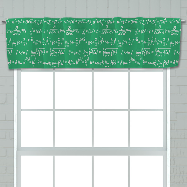 Equations Valance - Closeup on window