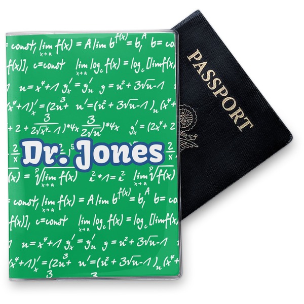 Custom Equations Vinyl Passport Holder (Personalized)