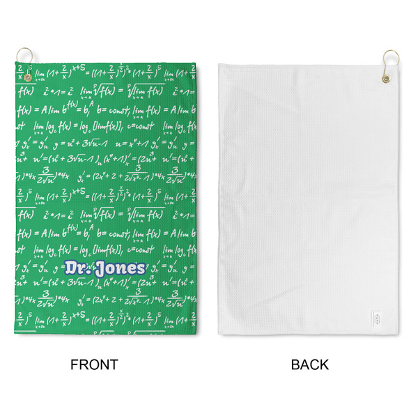 Equations Waffle Weave Golf Towel - Approval