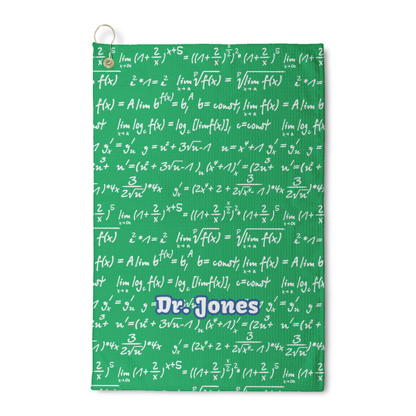 Custom Equations Waffle Weave Golf Towel (Personalized)