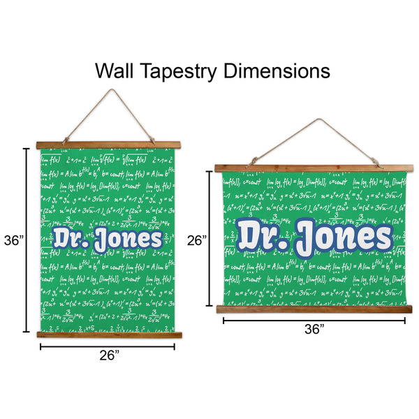 Equations Wall Hanging Tapestries - Parent/Sizing