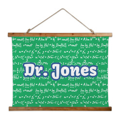 Equations Wall Hanging Tapestry - Wide (Personalized)