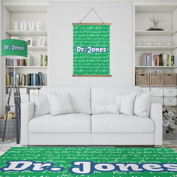 Equations Wall Hanging Tapestry - Portrait - IN CONTEXT