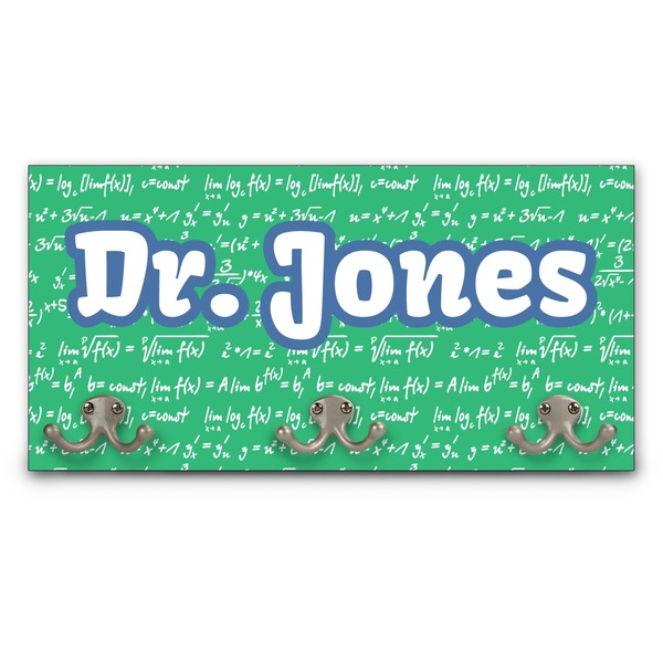 Custom Equations Wall Mounted Coat Rack (Personalized)
