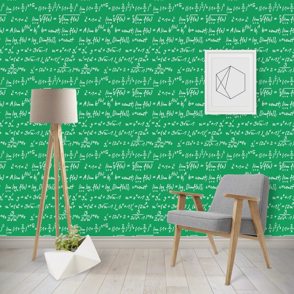 Custom Equations Wallpaper & Surface Covering (Water Activated - Removable)