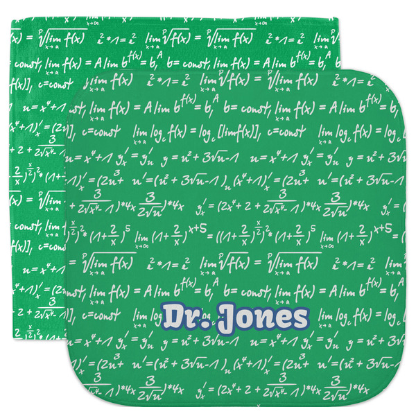 Custom Equations Facecloth / Wash Cloth (Personalized)