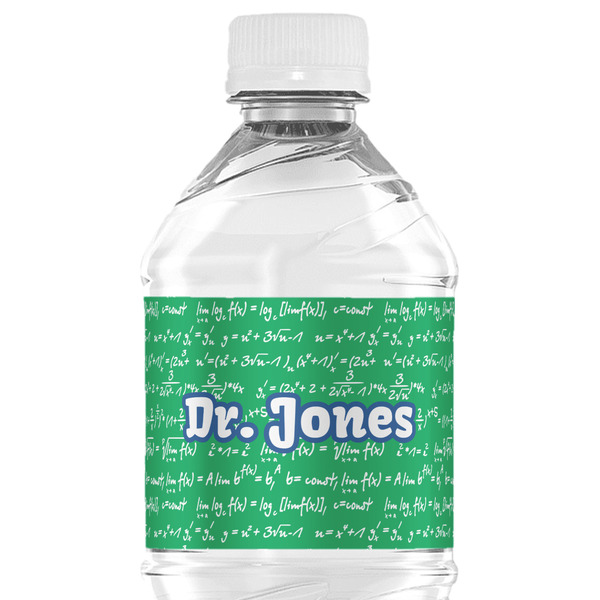 Custom Equations Water Bottle Labels - Custom Sized (Personalized)
