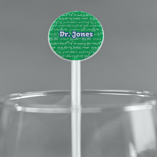 Equations White Plastic 5.5" Stir Stick - Round - Main