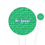 Equations Cocktail Picks - Round Plastic (Personalized)