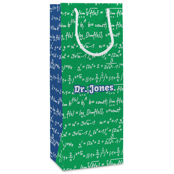 Custom Equations Wine Gift Bags (Personalized)