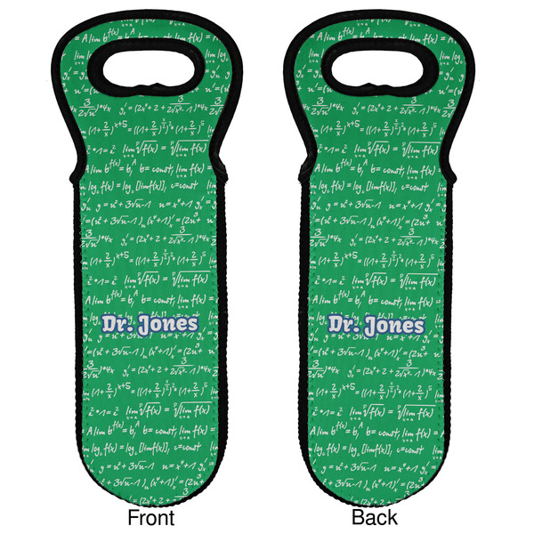 Equations Wine Tote Front & Back