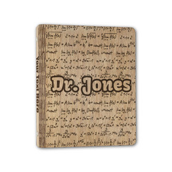Equations Wood 3-Ring Binder - 1" Half-Letter Size (Personalized)