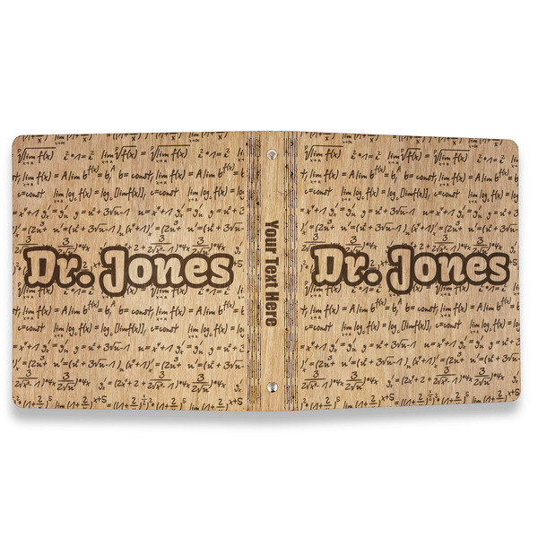 Equations Wood 3-Ring Binders - 1" Letter - Approval